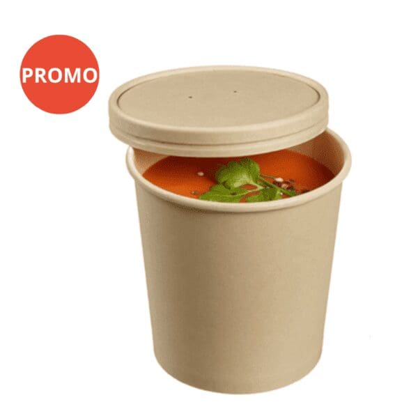 Pot en bambou 750 ml sans plastique